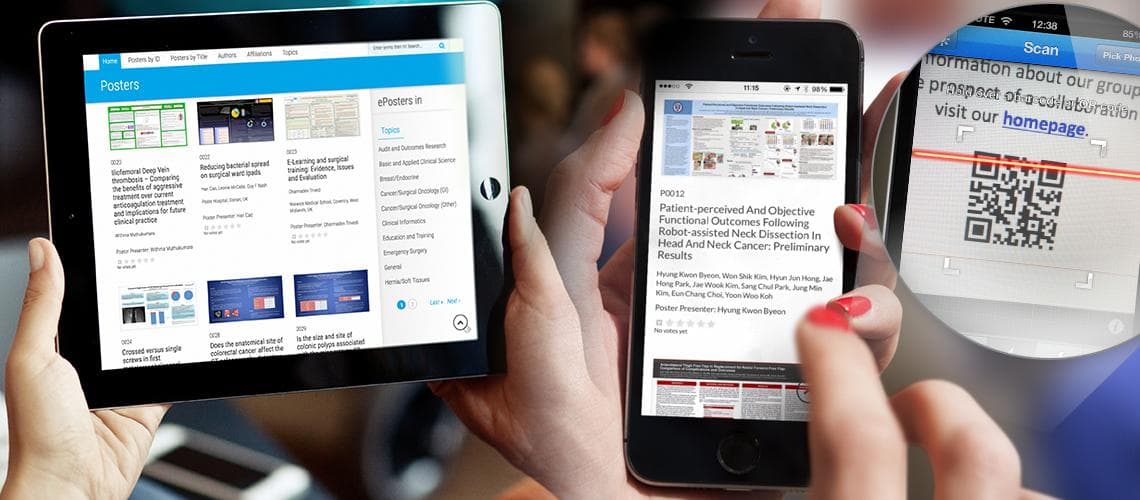 ePostersOnline example in desktop, tablet & mobile
